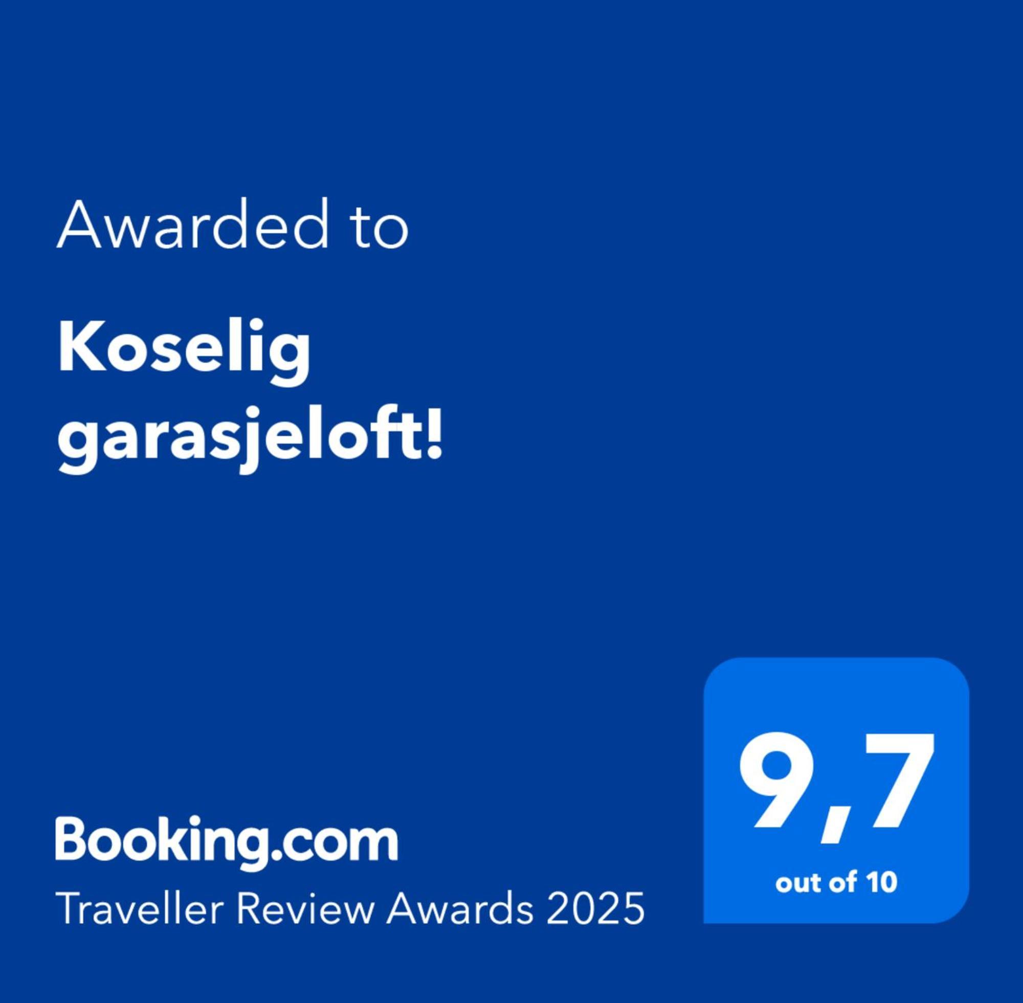 Koselig Garasjeloft! Lägenhet Langevag Exteriör bild